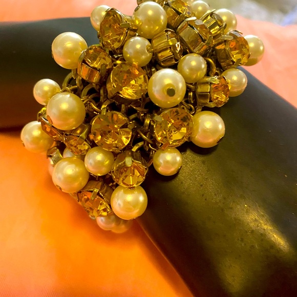 CITRINE PEARL CHARM BRACELET - Picture 9 of 9